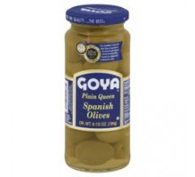 Goya Plain Queen Spanish Olives 9.5 Oz. Jar