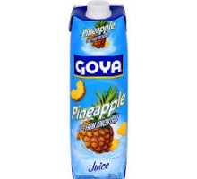 Goya Pineapple Juice 33.8 Fl. Oz. Cont.