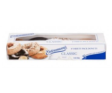 Entenmann's Donuts Classic Variety Pack 8 Ct 15 Oz Box