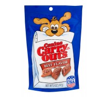 Canine Carry Outs Dog Snacks Beef Flavor 5 Oz Stand Pack