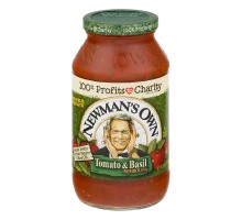 Newman's Own Pasta Sauce Tomato & Basil Bombolina 24 Oz Jar
