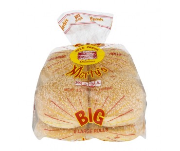 Big Marty's Large Rolls 8 Count 18 Oz Bag
