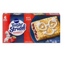 Pillsbury Toaster Strudel Strawberry Toaster Pastries 6 Ct Box 11.7 Oz Box