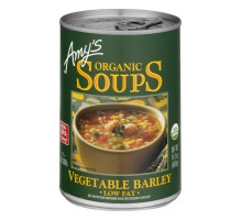 Amy's Organic Soups Vegetable Barley Low Fat 14.1 Oz Can