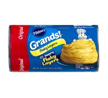 Pillsbury Grands! Refrigerated Flaky Layers Original Biscuits 8 Ct 16.3 Oz Can 8 Ct Tube