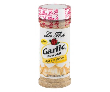 La Flor Garlic Powder 9 Oz Container