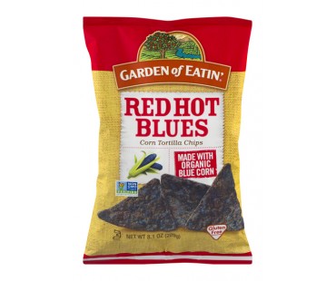Garden Of Eatin' Red Hot Blues Corn Tortilla Chips 8.1 Oz Bag