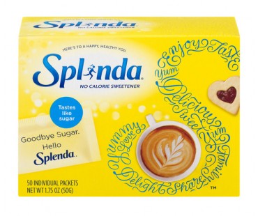 Splenda No Calorie Sweetener Individual Packets 50 Count 1.75 Oz Box