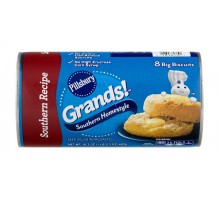Pillsbury Grands! Refrigerated Biscuits Homestyle Southern Style 8 Count 16.3 Oz Can 16.3 Oz Container