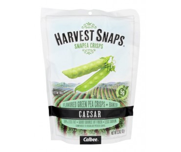 Harvest Snaps Caesar Snapea Crisps 3.3 Oz Stand Pack
