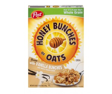 Honey Bunches Of Oats With Vanilla Bunches 18 Oz Box