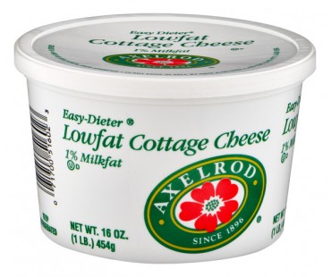Axelrod Easy-Dieter Lowfat Cottage Cheese 1% Milkfat 16 Oz Plastic Container