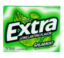 Wrigley's Extra Sugarfree Gum Spearmint 15 Ct 15 Ct Shrinkwrap