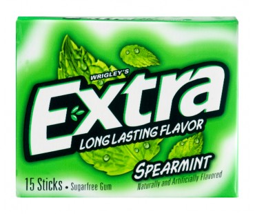 Wrigley's Extra Sugarfree Gum Spearmint 15 Ct 15 Ct Shrinkwrap