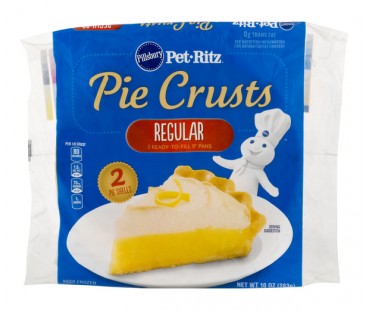 Pillsbury Pet-Ritz Regular Pie Crusts 2 Ct 10 Oz Bag 10 Oz Package