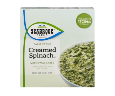 Seabrook Farms Creamed Spinach 16 Oz Box