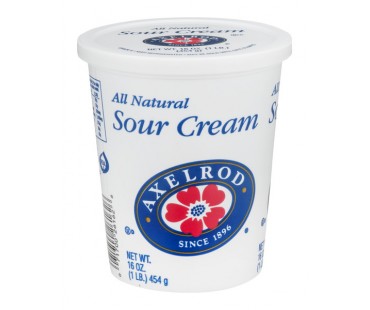 Axelrod Sour Cream 16 Oz Container