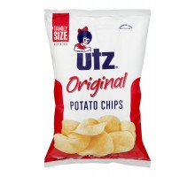 Utz Potato Chips Original 8 Oz Package