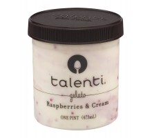 Talenti Raspberries & Cream Gelato 1 Pint Container