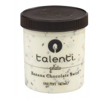 Talenti Banana Chocolate Swirl Gelato 1 Pint Container 