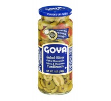 Goya Salad Olives 7 Oz Jar