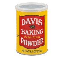 Ok Davis Baking Powder Double Acting 8.1 Oz Canister