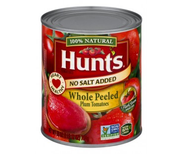 Hunt's Plum Tomatoes Whole Peeled No Salt Added 28 Oz Can