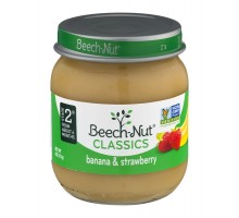 Beech-Nut Classics Stage 2 Banana & Strawberry 4 Oz Jar