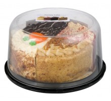 Ahold Variety Cake Caramel Red Velvet Chocolate Carrot 46 Oz Container
