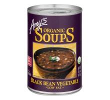 Amy's Organic Soups Low Fat Black Bean Vegetable 14.5 Oz Can