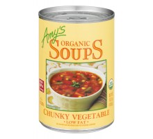 Amy's Organic Soups Fat Free Chunky Vegetable 14.3 Oz Can