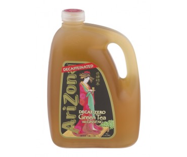 Arizona Decaf-Zero Green Tea Ginseng 128 Fl Oz Jug