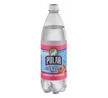 Polar Seltzer Strawberry Watermelon 33.8 Fl Oz Bottle
