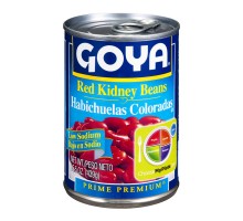 Goya Red Kidney Beans Low Sodium 15.5 Oz Can