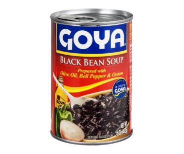 Goya Black Bean Soup 15 Oz Can