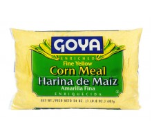 Goya Corn Meal Fine Yellow 24 Oz Bag