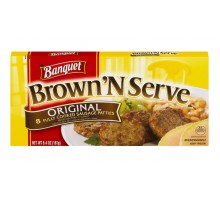 Banquet Brown 'N Serve Sausage Patties Original 8 Ct 6.4 Oz Box