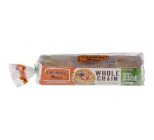 Thomas' English Muffins Whole Grain 6 Ct 12 Oz Package