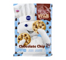 Pillsbury Ready To Bake Refrigerated Cookies Chocolate Chip With Hershey's Chocolate Chips 24 Count 16 Oz Package