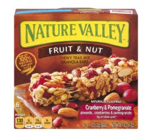 Nature Valley Chewy Granola Bar Trail Mix Cherry And Pomegranate 6 1.1 Oz Bars 1.1 Oz Box