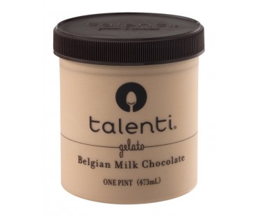 Talenti Gelato Belgian Milk Chocolate 1 Pint Container