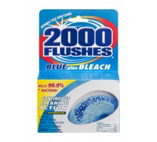 2000 Flushes Blue Plus Bleach 3.5 Oz Box