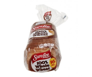 Sara Lee Bread Classic 100% Whole Wheat 16 Oz Loaf