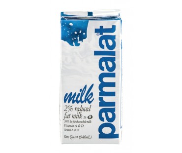 Parmalat 2% Reduced Fat Milk Vitamin A&D 1 Qt Carton