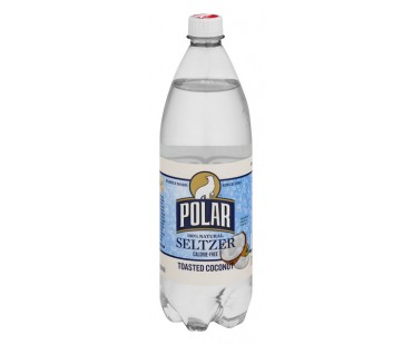 Polar 100% Natural Seltzer Toasted Coconut 33.8 Fl Oz Bottle
