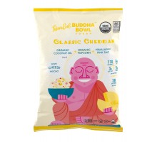 Lesser Evil Buddha Bowl Foods Classic Cheddah Organic Popcorn 5 Oz Bag