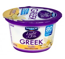 Dannon Light & Fit Greek Yogurt Vanilla 5.3 Oz Cup