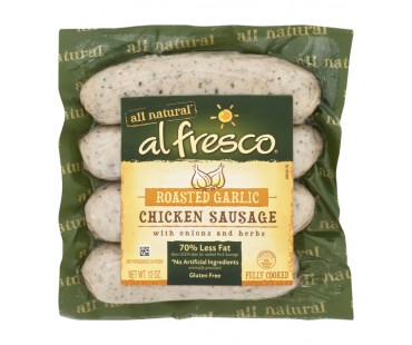 Al Fresco Chicken Sausage Roasted Garlic 11 Oz Package