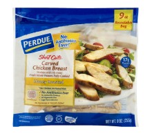 Perdue Short Cuts Carved Chicken Breast Honey Roasted 9 Oz Resealable Bag