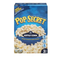 Pop-Secret Premium Popcorn Kettle Corn 3 Count 3.2 Oz Box